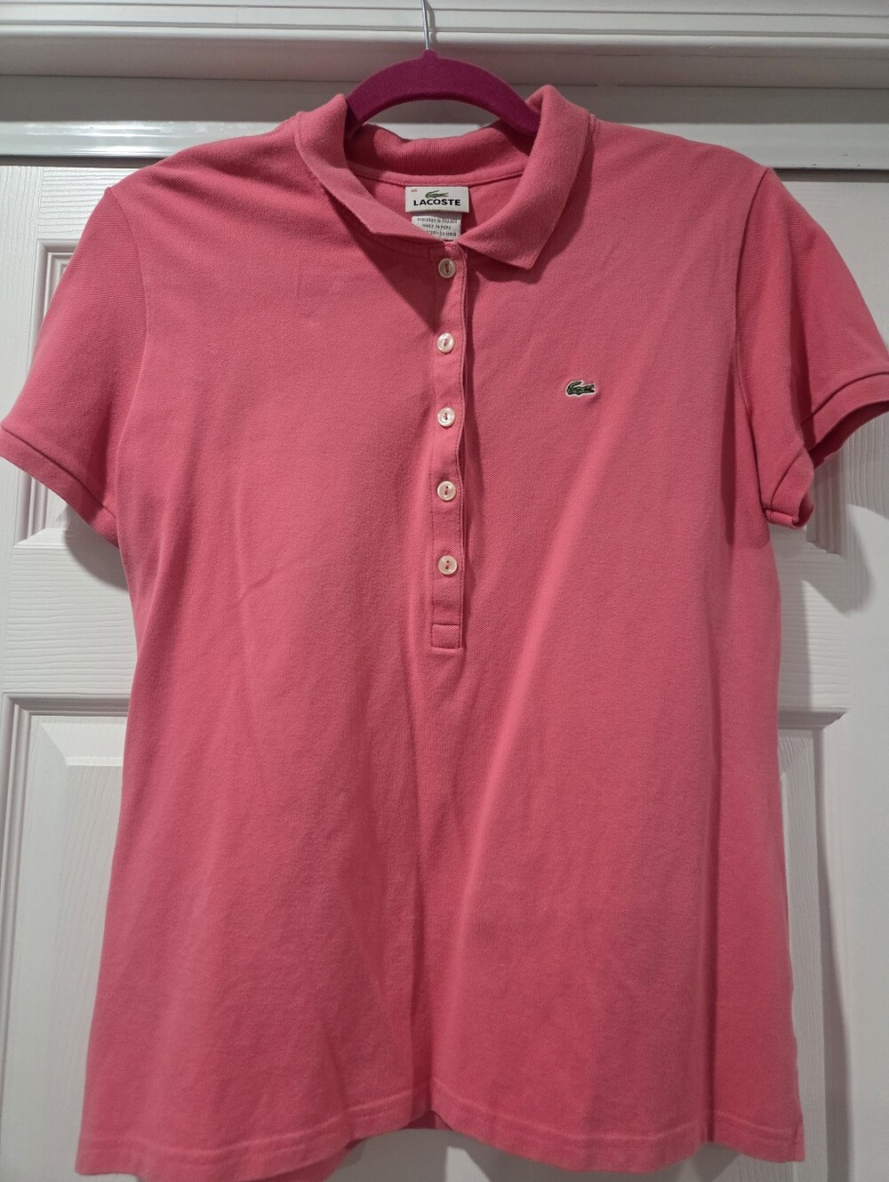 Lacoste Pink Polo
